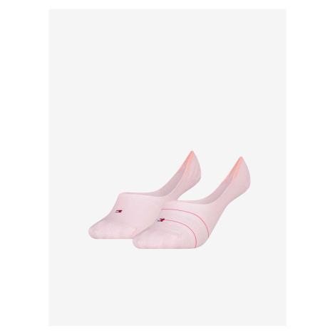 Sada dvou párů dámských ponožek v růžové barvě Tommy Hilfiger Underwear