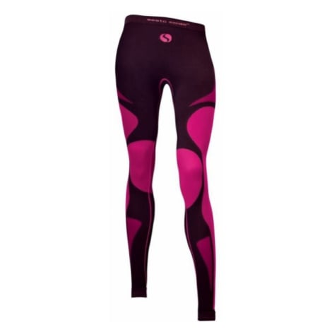 Sesto Senso thermo Actrive kalhoty women černá/bordo