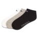 Ponožky Converse 3PP Basic Men low cut, flat knit - Low cut Mid šedá mel bílá/šedá černá/šedá