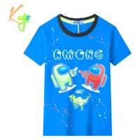Chlapecké tričko - KUGO TM9202, tyrkysová Barva: Tyrkysová