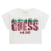 Guess SS T SHIRT Bílá