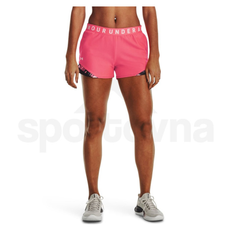 Under Armour Play Up Shorts 3.0 TriCo Nov W 1360940-683 - pink
