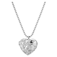 Hot Diamonds Stříbrný srdíčkový náhrdelník s diamantem Memories Heart Locket DP772