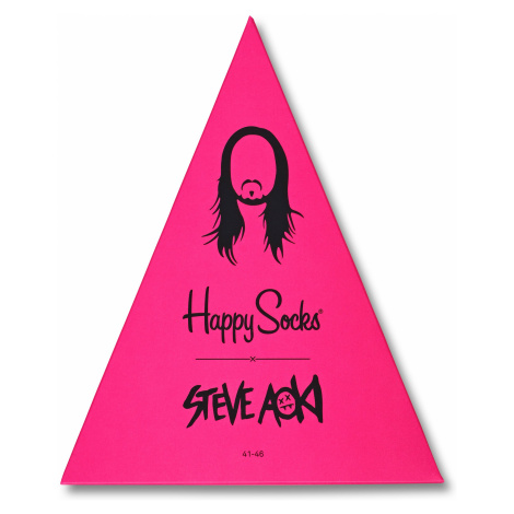 Dárkový box ponožek Happy Socks x Steve Aoki - 3 páry