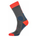 Kilpi MORO-U Unisex turistické ponožky NU0012KI Bílo/Modrá