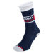 Tommy Hilfiger UNISEX TOMMY JEANS SOCK 2P Unisexové ponožky, tmavě modrá, velikost