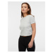 Orsay Světle šedé dámské žíhané basic tričko - Dámské