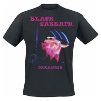 Black Sabbath Paranoid Tracklist Tričko černá