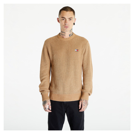 Tommy Jeans Regular Tonal Bad Sweater Tawny Sand Tommy Hilfiger