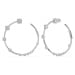 Guess Moderní ocelové kruhy s kubickými zirkony Sunburst JUBE01404JWRHT/U