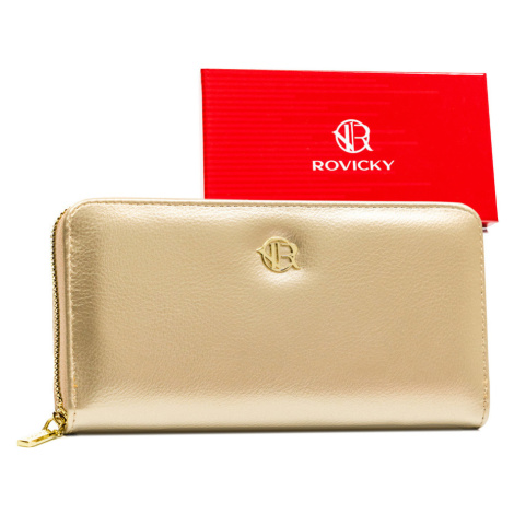 Elegantní, velká dámská peněženka na zip Rovicky