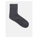 Sada pěti párů pánských ponožek v černé, tmavě šedé, světle šedé a tmavě modré barvě Edoti
