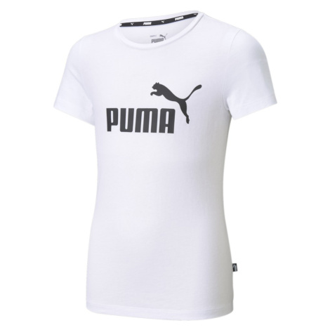 PUMA - ESS LOGO TEE G DÍVČÍ BAVLNĚNÉ TRIKO