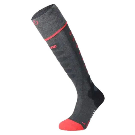 Lenz HEAT SOCK 5.1 TOE CAP REGULAR Vyhřívané ponožky, tmavě šedá, velikost