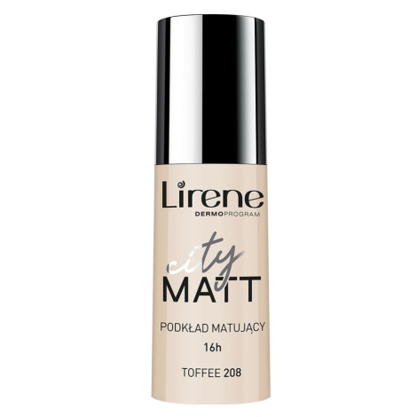 Lirene City Matt matující tekutý make-up 208 Toffee 30 ml