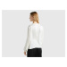 Benetton, Blouse With Long Pleated Sleeves