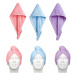 Kono 3 ks turban - ručník na vysušení vlasů z mikrovlákna - 3 barvy