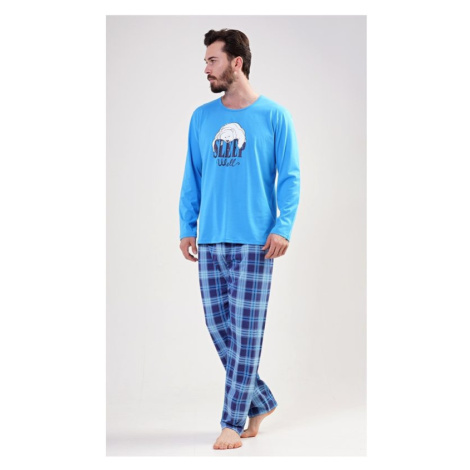 Modré pánské pyžamo Sleep well