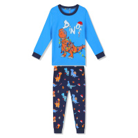 Chlapecké pyžamo - KUGO MP1358, tyrkysová Barva: Tyrkysová