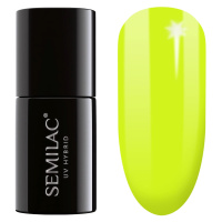 Semilac, UV gel lak na nehty hybrid, odstín Neon Yellow, 7 ml