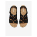 Černé dámské kožené sandály Keen