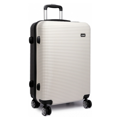 Černobílý cestovní kvalitní prostorný malý kufr Atsen Lulu Bags