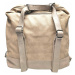 Velký světle hnědý kabelko-batoh s kapsami