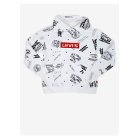 Bílá dětská vzorovaná mikina s kapucí Levi's®