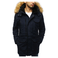 Pánská bunda zimní prošívaná TX3839 - MODRÁ
