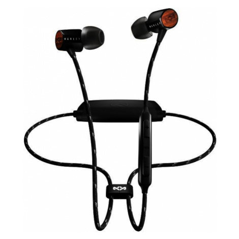 MARLEY Uplift 2 Wireless BT - Signature Black, bezdrátová sluchátka do uší s ovladačem a mikrofo