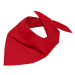 Myrtle beach Trojúhelníkový šátek MB6524 Red