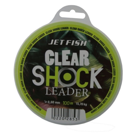 Jet Fish Šokový Vlasec Clear Shock Leader 100m Průměr: 0,70mm