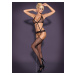 Body Bodystocking N108 - Obsessive Černá