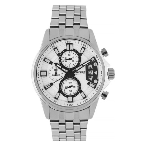 Pánské hodinky PERFECT M504CH-01 - CHRONOGRAF (zp383a) + BOX