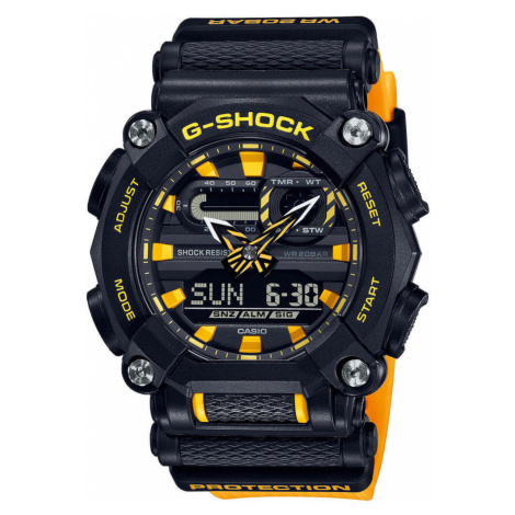 Casio G-Shock GA 900A-1A9ER černé / žluté