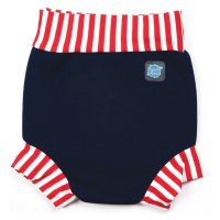 Kojenecké plavky splash about happy nappy navy/red stripe