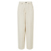 Dámské kalhoty // Urban Classics Ladies High Waist 90´S Wide Leg Corduroy Pants whitesand