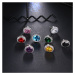Sisi Jewelry Náušnice Swarovski Elements Sophie Rose E1290-ET-G210(4) Růžová