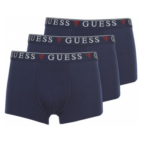 Guess BRIAN BOXER TRUNK PACK X4 Tmavě modrá