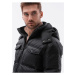 Černá pánská zimní bunda Ombre Clothing C518