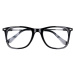 Sunmania Sunmania Černé stylové čiré brýle "Savage" 727586049