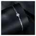 GRACE Silver Jewellery Stříbrný náramek Beatrice 0,5 ct MOISSANITE + CERTIFIKÁT NR-MSB009/1 Stří