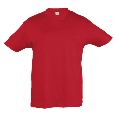 SOĽS Regent Kids Dětské triko s krátkým rukávem SL11970 Red SOL'S