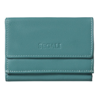 SEGALI Dámská malá kožená peněženka SG-21756 emerald