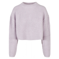 Ladies Wide Oversize Sweater - softlilac