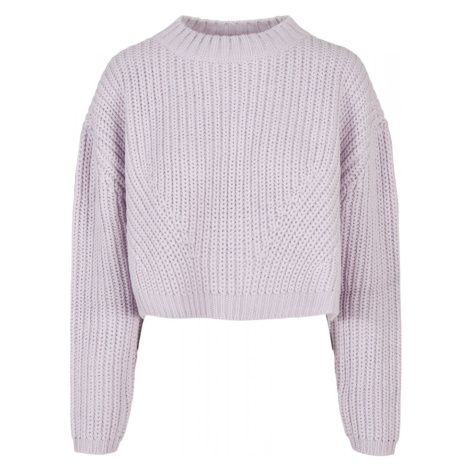 Ladies Wide Oversize Sweater - softlilac Urban Classics