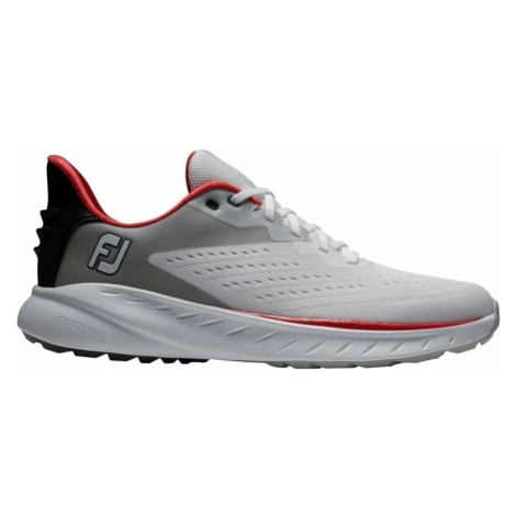 Footjoy Flex XP Mens Golf Shoes White/Black/Red