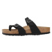 Birkenstock MAYARI BIRKO-FLOR NUBUCK Černá