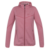 Dámská mikina s kapucí Hannah DAGNYS HOODY quartz pink mel