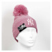 Dětský kulich New Era Youth Eng Fit Knit NY Yankees Pink